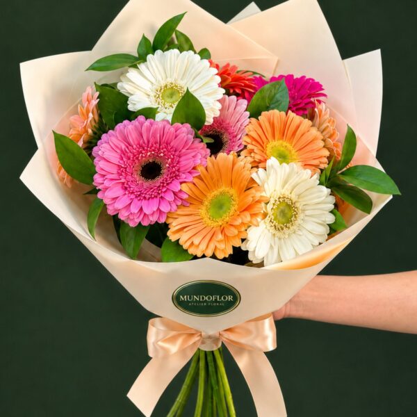 Ramo Gerbera mix color 10 varas