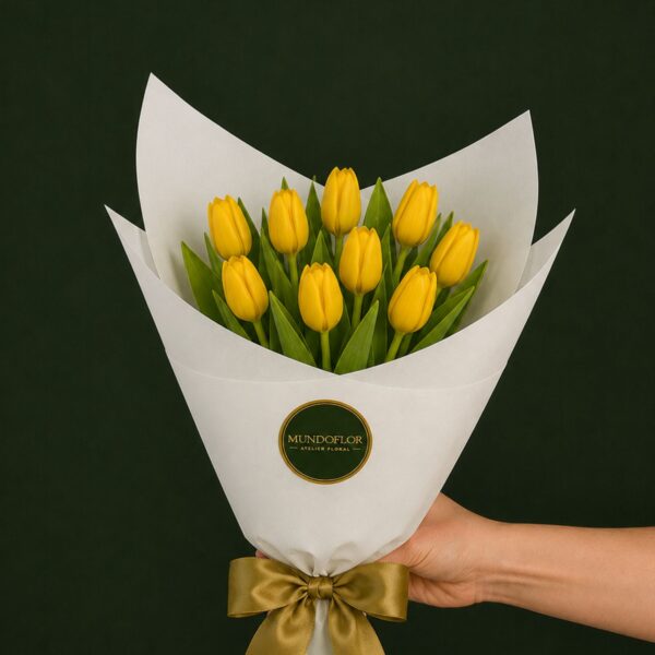 Ramo Tulipanes amarillos 10 varas