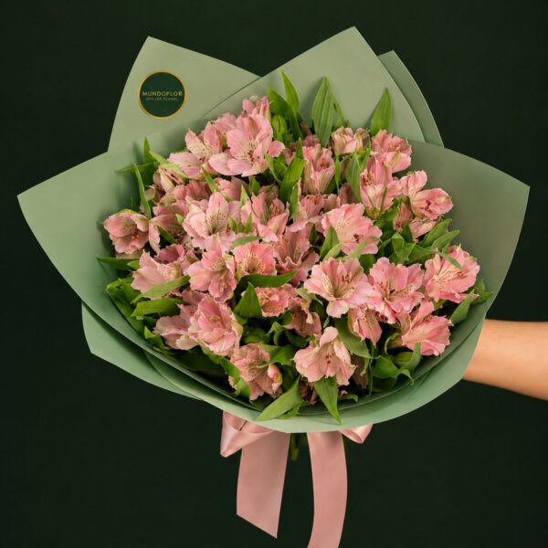 Ramo de Alstroemerias rosado 10 varas